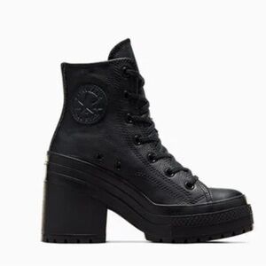 Converse high heel sneakers